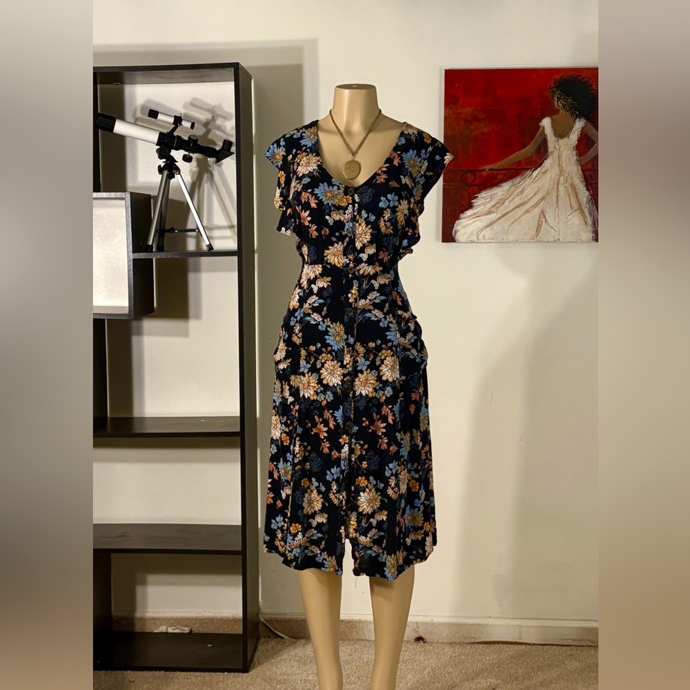Floral midi dress
